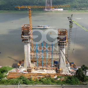 Carretera y puente Guizhou Puente sobre el río Taihong Yangtze de la autopista Nanliang