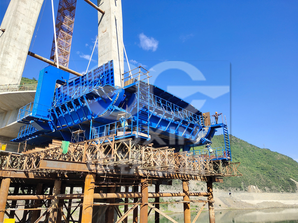 Oficina de Ferrocarriles de China Utopía Blanca Puente sobre el Río Han