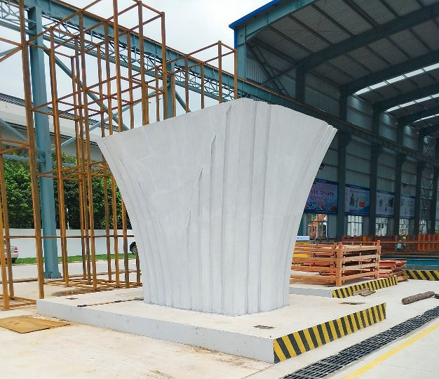 Muelle prefabricado del proyecto de intercambio de la ciudad nueva de Shenzhen de la Oficina del puente ferroviario de China