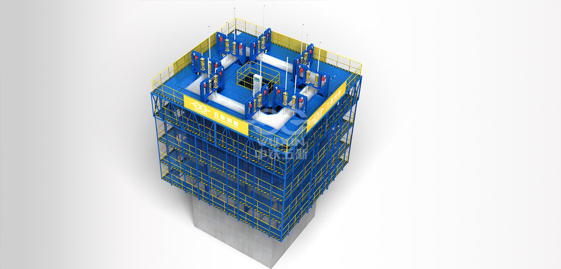 Plataforma inteligente para la construcción de muelles altos